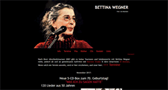 Desktop Screenshot of bettinawegner.de